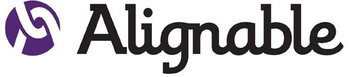 alignable logo with text