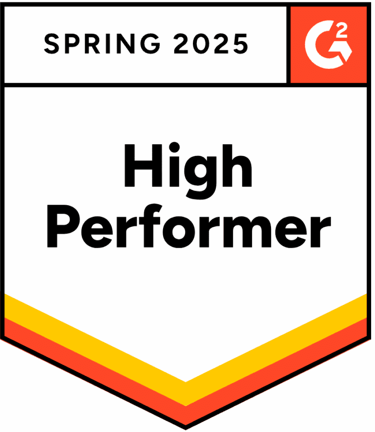 G2 Award or badge for High Performer as cloud hosting partner