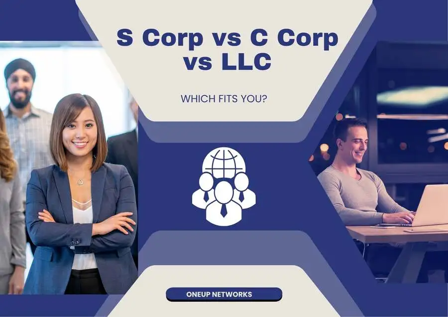 Explaining the difference between S corp, c Corp and LLC to be used by TAX and Accounting industry