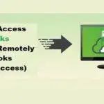 Visual guide showing secure remote access methods for QuickBooks, including VPN, cloud hosting, RDS, and third-party tools like TeamViewer, with icons and brief setup steps.