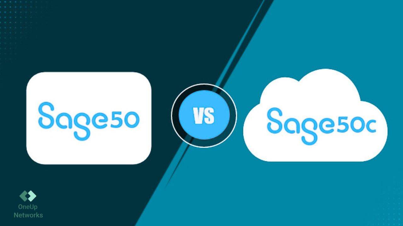 Sage 50 Desktop vs Sage 50 Cloud text graphic