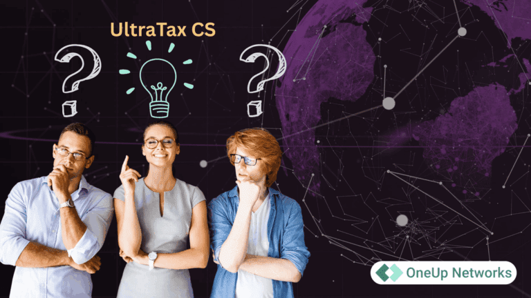 Thomson Reuters UltraTax CS cloud hosting FAqs explained by OneuP Networks, opt for demo and check pricing