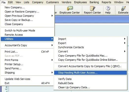 Image is showing how to fix How to Fix QuickBooks Hosting Mode Off Error