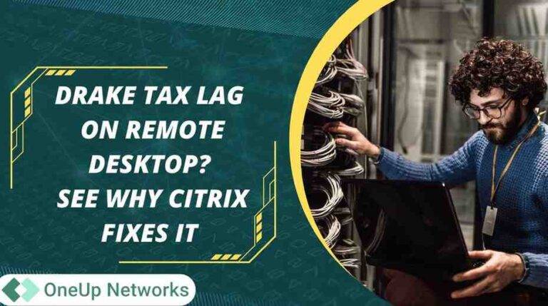 A person working on a laptop with green and yellow digital graphics and waveform overlays, representing technology, performance improvement, and optimized remote workflows.