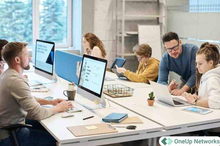 Office workspace showing CCH ProSystem fx Citrix vs RDP performance for CPA firms in a professional multi-user environment