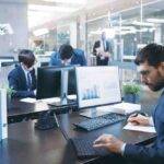 Office workspace showing CCH ProSystem fx Citrix vs RDP performance for CPA firms in a professional multi-user environment