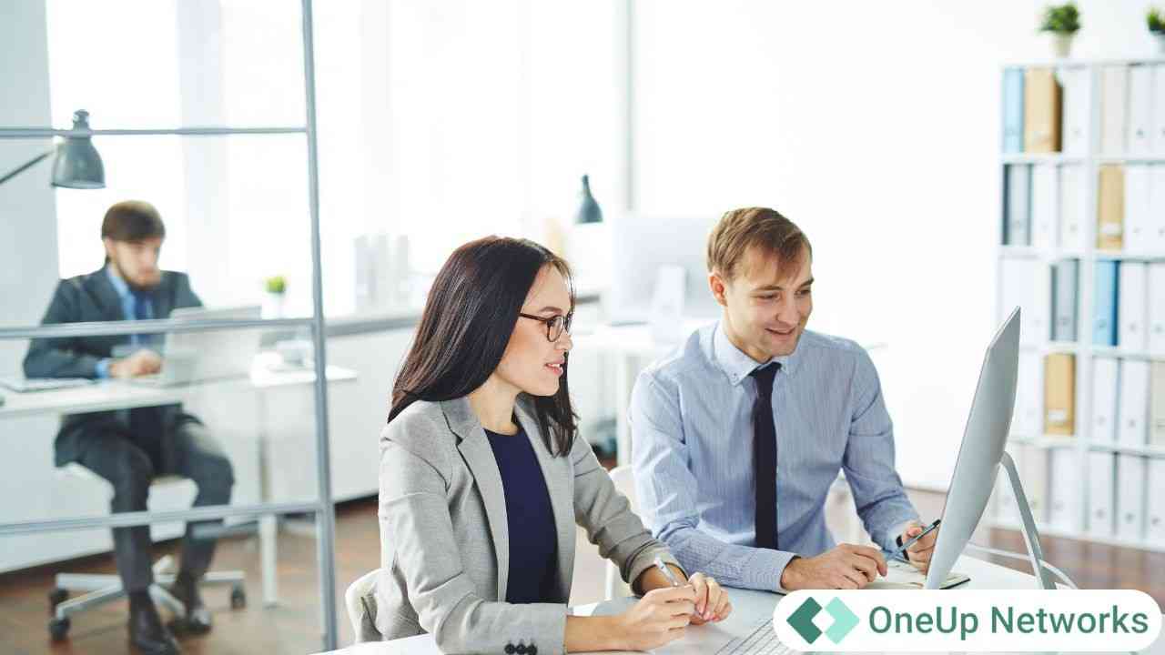 accounting team working on tax software hosting and workflow optimization