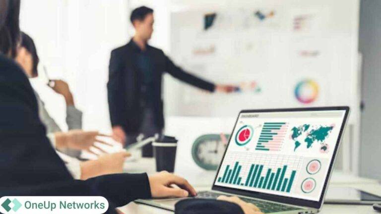 CPA team reviewing Outlook performance and sync reports on a laptop