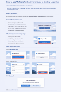We Transfer File Empty WeTransfer: How to Send Large Files Easily (Step-by-Step Guide) - OneUp ...