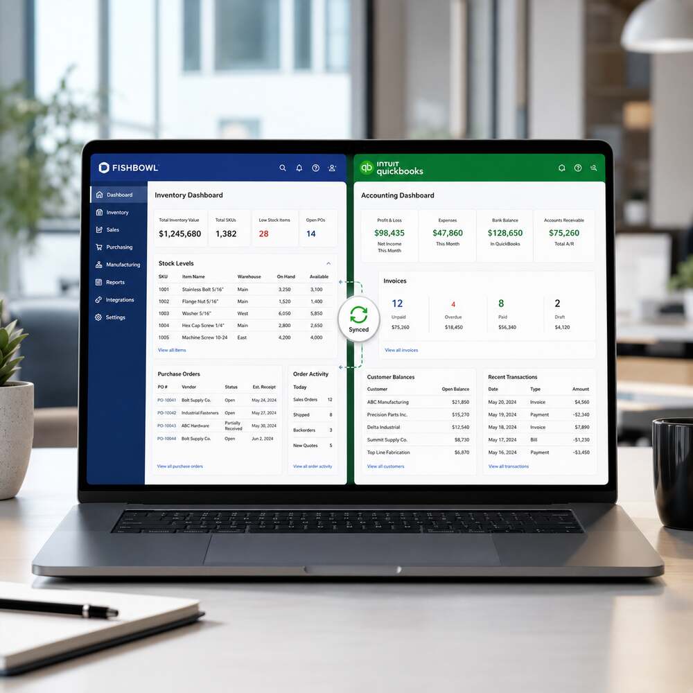 fishbowl app cloud inventory hosting integrated with QuickBooks Enterprise Hosting