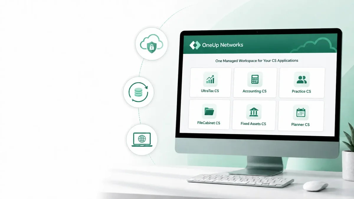 cs professional suite apps cloud hosting with OneUp Networks
